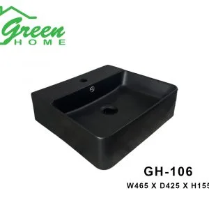 Artistic Countertop Basin - Matt Black GH106