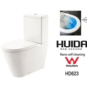 SPECIAL - HD623 Rimless Toilet - Full Back To Wall