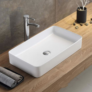 Countertop Ceramic Basin Square + Rectangle - Image 3