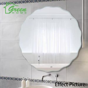 600/700/800mm Flat mirror with Wavy Edge Artistic design - Image 3