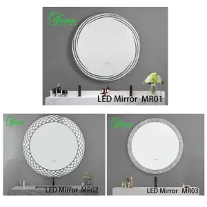 Round LED Mirror - Artistic & Fashioned Design - 600mm