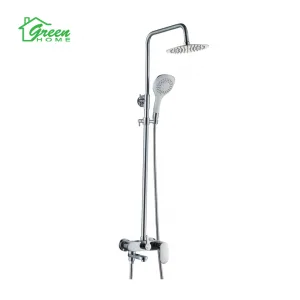 3 In 1 Rain Shower Set-Round - Chrome