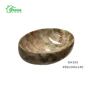 Marble Ceramic Art Basin - 5 Variations - Image 5