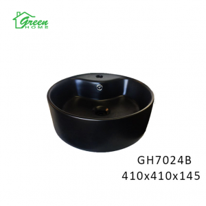 Ceramic Art Basin - Matte Black - 6 Sizes - Image 3