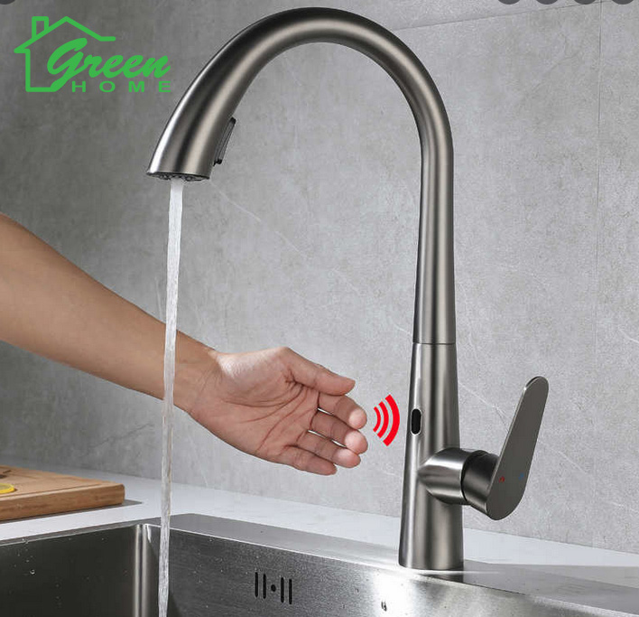 GH22-1GS - Kitchen Sink Mixer Pull Out Mixer Smart Touch Free Hand ...