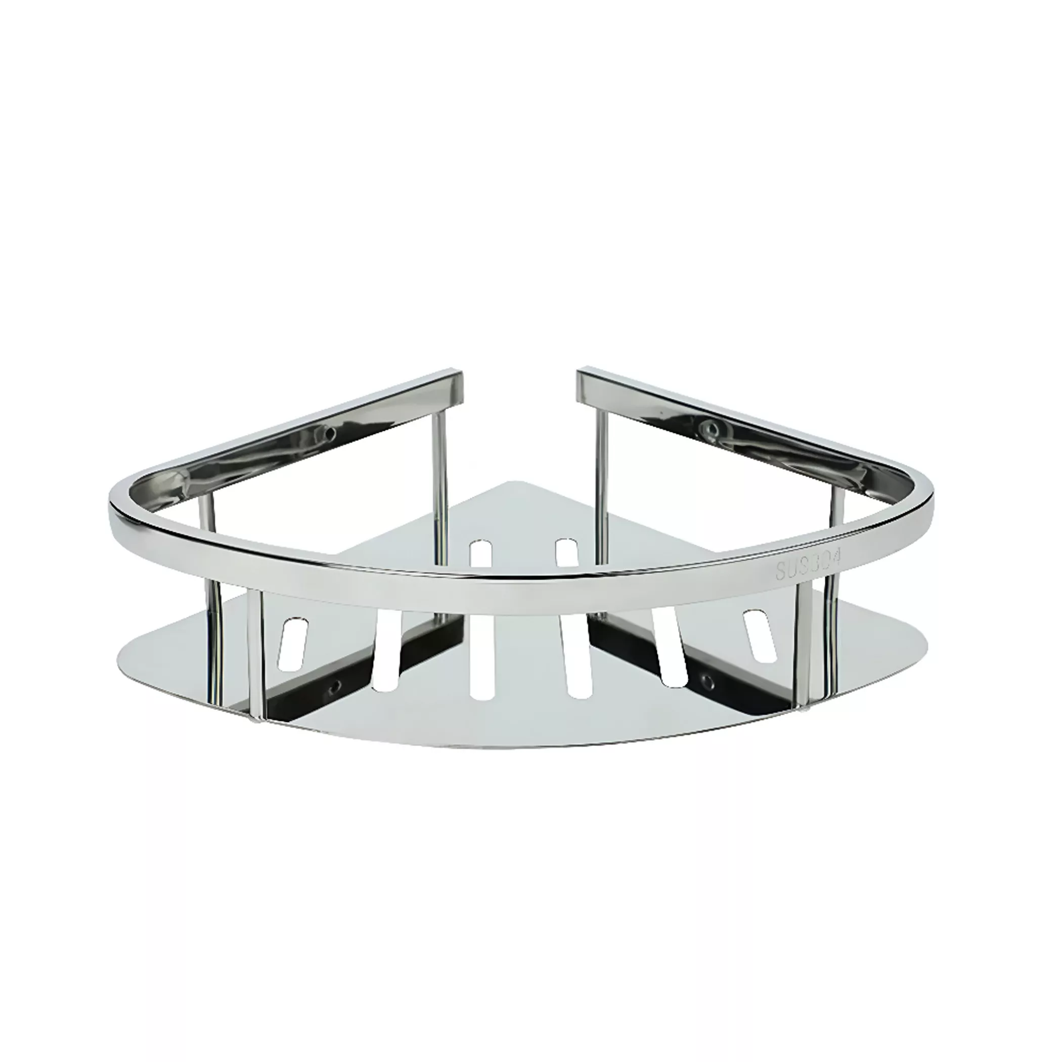 Shower Corner Shelf / Chrome Corner Caddy Shelf - 304 Stainless Steel