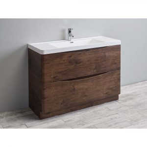 750 Rosewood Double Drawer Plywood Vanity - Image 3