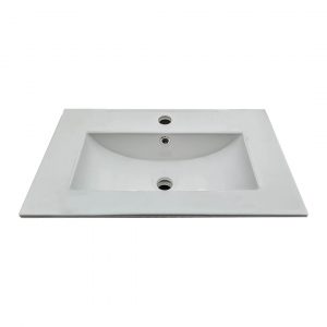 600mm Slim Vanity - Plywood - White Oak - Image 3