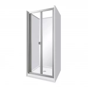 900x750x900 Alcove Bi-Fold Shower Box - Image 1