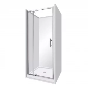 1000x1000x1000 Alcove Swing Door Shower Box - Image 1