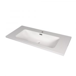 Polymarble Vanity Top Basin 1200mm Single - Image 1