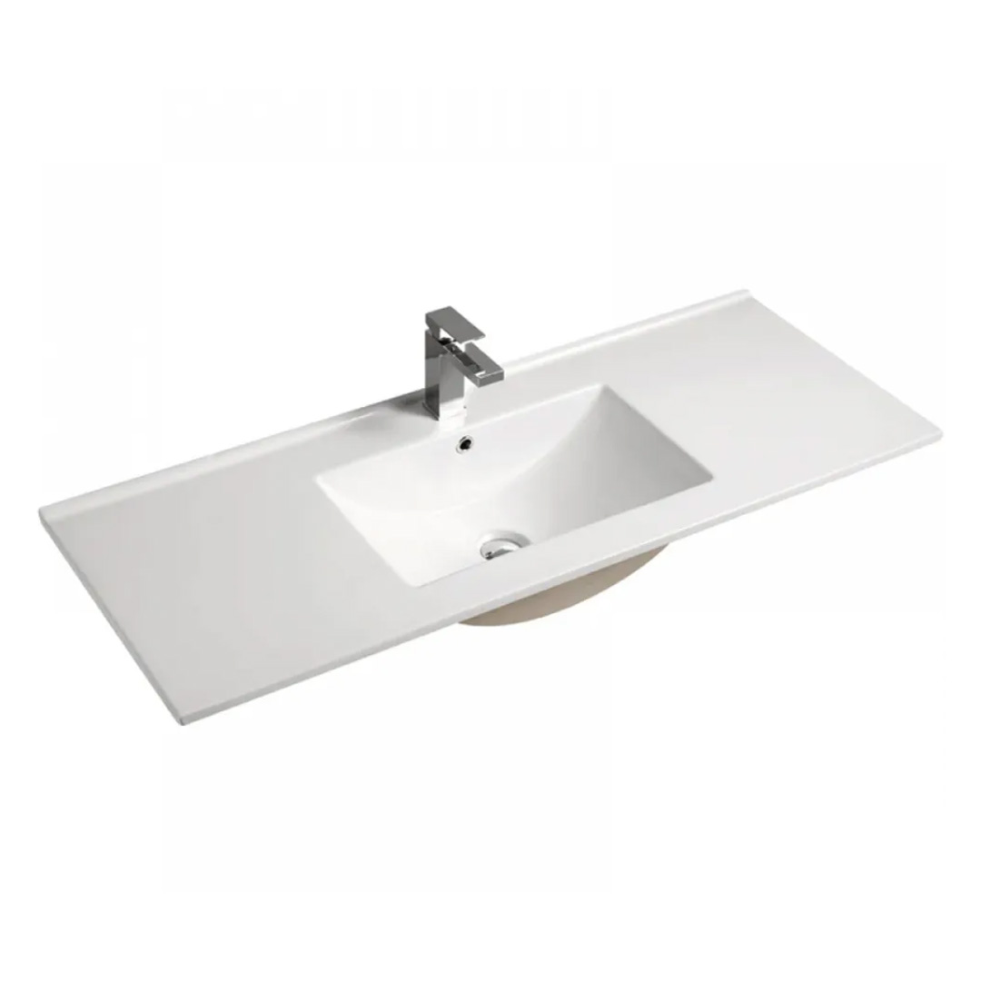 Rectangular Ceramic Single Basin 1500mm
