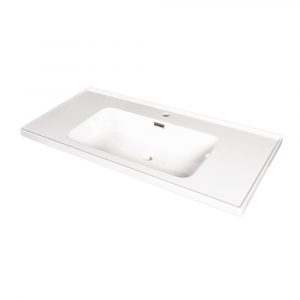 Polymarble Vanity Top Basin 900mm - Image 1