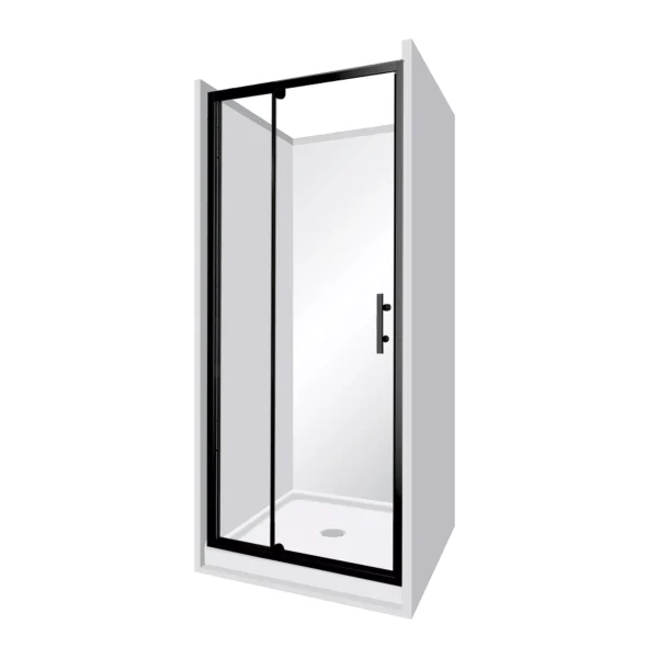 Alcove Shower Black