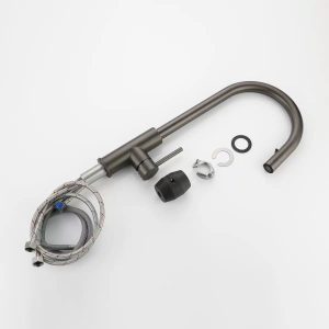 GH4235G Pulled-out Kitchen/Sink Mixer Gunmetal Color - Image 3