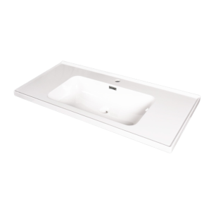 Plywood Vanity – Matt White – 900mm - Melamine Finish - Image 4