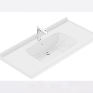 Plywood Vanity – Matt White – 900mm - Melamine Finish - Image 3