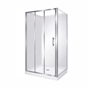 800(Door)x900 3 Panel Sliding Door Shower Box - Image 1