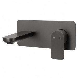 Gunmetal Bath Spout and Mixer GH-E3406G - Image 1