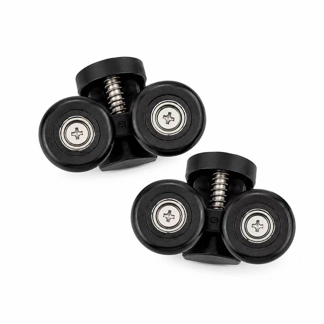 Shower Sliding Door Roller - Black Top/Bottom