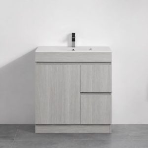 750mm Plywood Floor Standing Vanity – Light Gray - Image 1