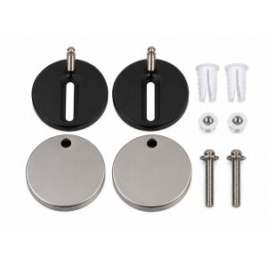Toilet Seat Fixing Kit - Top Fix Replacement (Pair) - Image 2