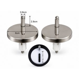 Toilet Seat Fixing Kit - Top Fix Replacement (Pair) - Image 3